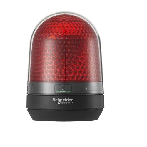 Schneider 100-230V AC XVR3 Multi-Functional LED Beacon Red Without Buzzer, XVR3M04S