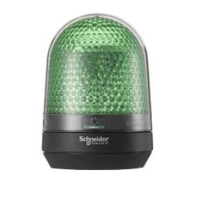 Schneider 12-24V DC/AC XVR3 Multi-Functional LED Beacon Green Without Buzzer, XVR3B03