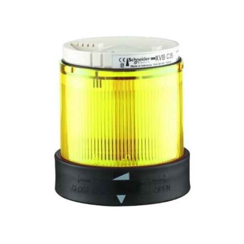 Schneider 230V AC XVB-C Illuminated Lens Unit Yellow, XVBC5M8