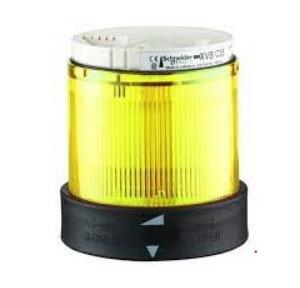 Schneider 120V AC XVB-C Illuminated Lens Unit Yellow, XVBC5G8