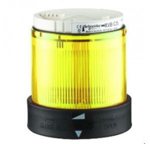 Schneider 120V AC XVB-C Illuminated Lens Unit Yellow, XVBC2G8