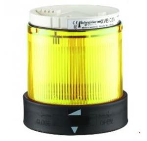 Schneider 24V AC DC XVB-C Illuminated Lens Unit Yellow, XVBC2B8