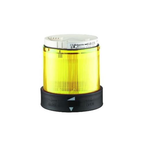 Schneider 48.230V AC XVB-C Illuminated Lens Unit Yellow, XVBC4M8