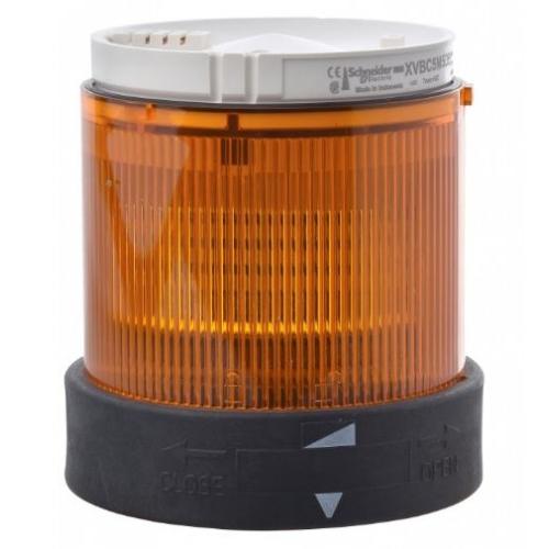 Schneider 24-48V DC XVB-C Illuminated Lens Unit Orange, XVBC4B5