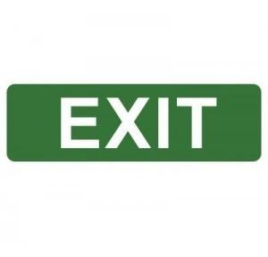 Photoluminiscent Exit Signage Single Side, 12x4 Inch