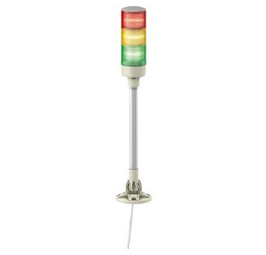 Schneider XVGB 3 Stage Red, Amber, Green Monolithic Tower Light, XVGB3M
