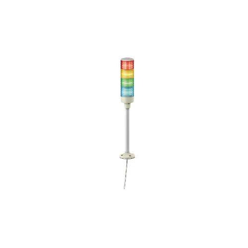 Schneider XVGB 4 Stage Red, Amber, Green, Blue Monolithic Tower Light, XVGB4SH