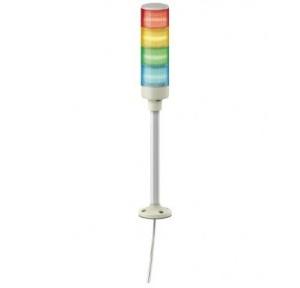 Schneider XVGB 4 Stage Red, Amber, Green, Blue Monolithic Tower Light, XVGB4H