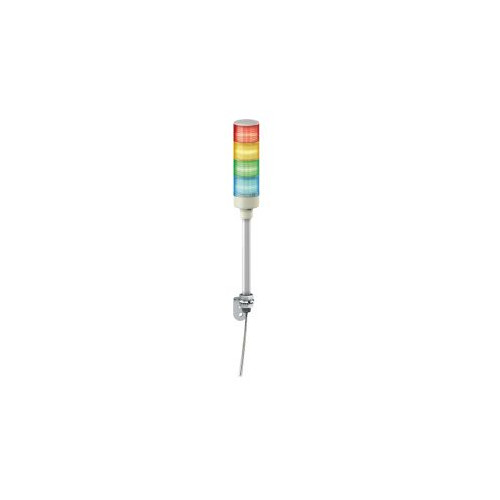 Schneider XVGB 4 Stage Red, Amber, Green, Blue Monolithic Tower Light, XVGB4T