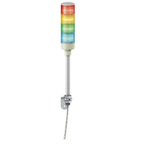 Schneider XVGB 4 Stage Red, Amber, Green, Blue Monolithic Tower Light, XVGB4S