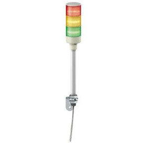 Schneider XVGB 3 Stage Red, Amber, Green Monolithic Tower Light, XVGB3S