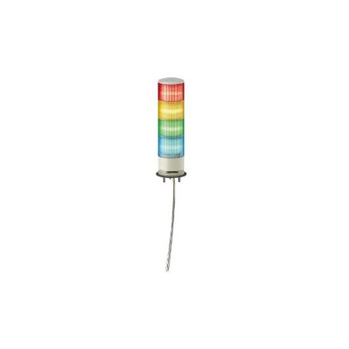 Schneider XVGB 4 Stage Red, Amber, Green, Blue Monolithic Tower Light, XVGB4SW