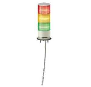 Schneider XVGB 3 Stage Red, Amber, Green Monolithic Tower Light, XVGB3SW