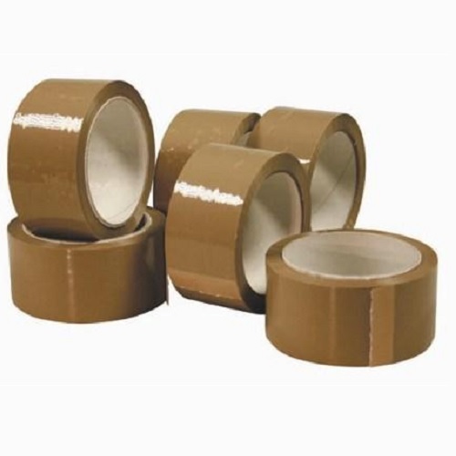 Brown Bopp Tape, Size: 75 mm x 50 m