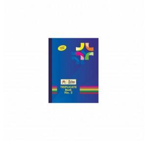 Lotus Triplicate Note Book WithFree Carbon Paper Every Piece No. 2, 1/6 58 GSM 100 x 3 Set