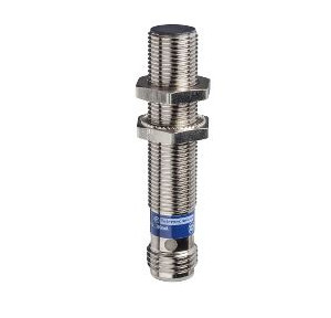 Schneider 4mm M12 1 NO PNP Three Wire Metal 12-24V DC Flush Mountable Threaded Inductive Sensor, XS112B3PAM12