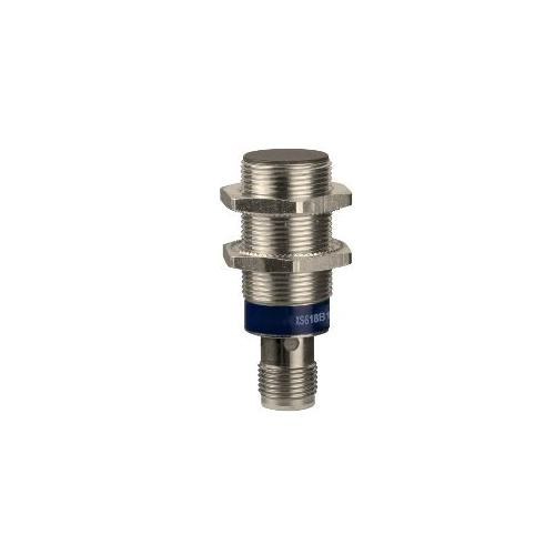 Schneider 8mm M18 1 NO PNP Three Wire Metal 10-36V DC Flush Mountable Threaded Inductive Sensor, Length 62mm, XS618B1PAM12