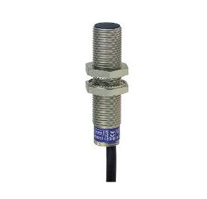 Schneider 4mm M12 1 NO PNP Three Wire Metal 10-36V DC Flush Mountable Threaded Inductive Sensor, Length 53mm, XS612B1PAL2