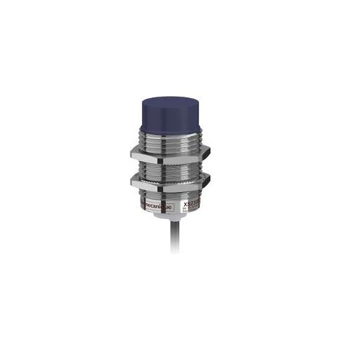 Schneider 15mm M30 1 NO NPN Three Wire Metal 12-24V DC Non Flush Mountable Threaded Inductive Sensor, XS230BLNAL2