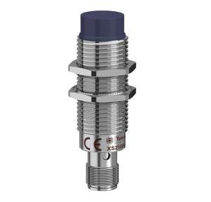 Schneider 8mm M18 1 NO PNP Three Wire Metal 12-24V DC Non Flush Mountable Threaded Inductive Sensor, XS218BLPAM12