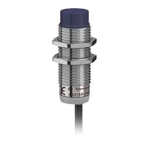 Schneider 8mm M18 1 NO PNP Three Wire Metal 12-24V DC Non Flush Mountable Threaded Inductive Sensor, XS218BLPAL5