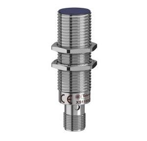 Schneider 5mm M18 1 NO PNP Three Wire Metal 12-24V DC Flush Mountable Threaded Inductive Sensor, XS118BLPAM12