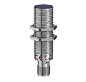 Schneider 5mm M18 1 NO PNP Three Wire Metal 12-24V DC Flush Mountable Threaded Inductive Sensor, XS118BLPAM12