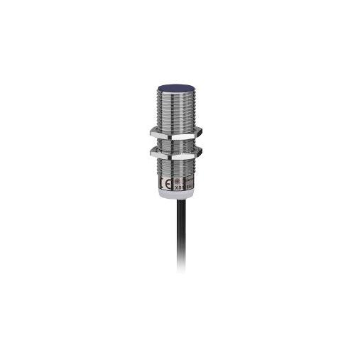 Schneider 5mm M18 1 NC PNP Three Wire Metal 12-24V DC Flush Mountable Threaded Inductive Sensor, XS118BLPBL2