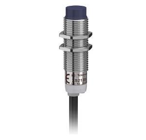 Schneider 4mm M12 1 NC PNP Three Wire Metal 12-24V DC Non Flush Mountable Threaded Inductive Sensor, XS212BLPBL2