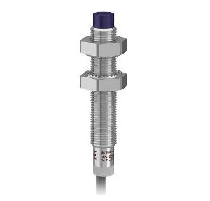 Schneider 2.5mm M8 1 NO NPN Three Wire Metal 12-24V DC Non Flush Mountable Threaded Inductive Sensor, XS208BLNAL2