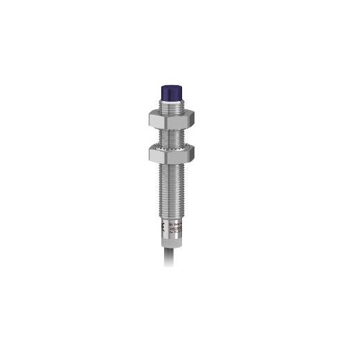 Schneider 2.5mm M8 1 NO NPN Three Wire Metal 12-24V DC Non Flush Mountable Threaded Inductive Sensor, XS208BLNAL2