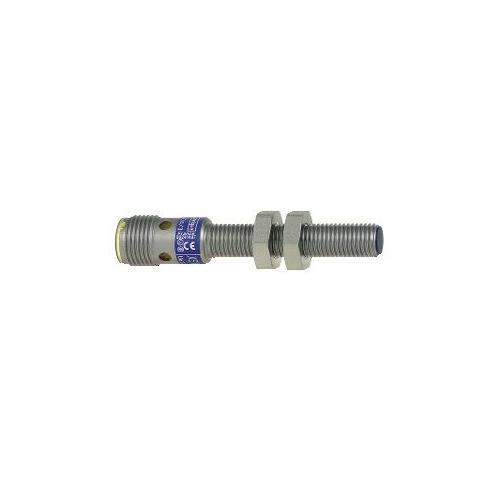 Schneider 1.5mm M8 1 NO PNP Three Wire Metal 12-24V DC Flush Mountable Threaded Inductive Sensor, XS108BLPAM12