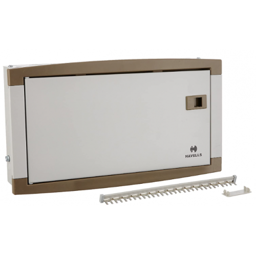 Havells Utility DB SPN DD QVE RG 16W Metal Double Door Distribution Board