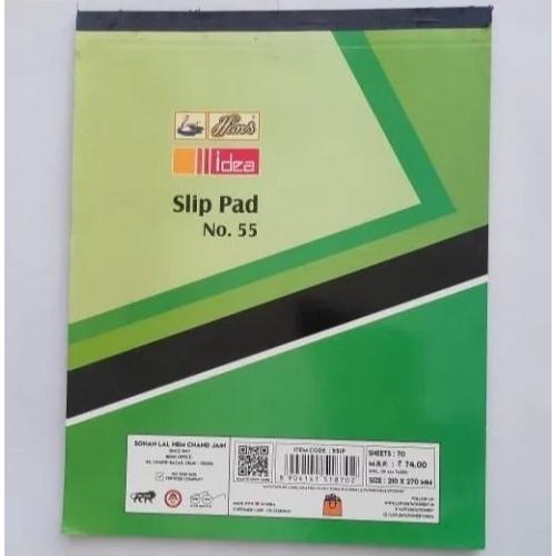 Hans Ruled Idea Writing Pad 55 No 21.5x27.5 CM 70 Sheets