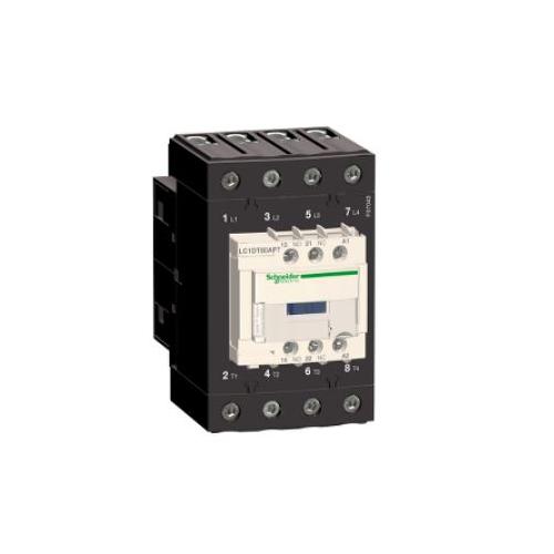 Schneider 80A 4NO TeSys D Green Coil Power Contactor, LC1DT80A-