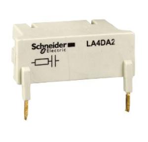 Schneider TeSys D 50-127V AC 200Hz Coil Suppressor Module, LA4DA2G