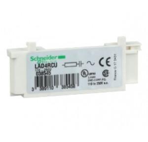 Schneider TeSys D 110-240V AC 100Hz Coil Suppressor Module, LAD4RCU