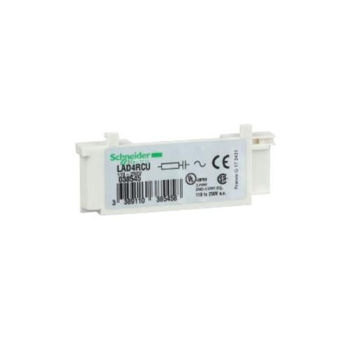 Schneider TeSys D 110-240V AC 100Hz Coil Suppressor Module, LAD4RCU