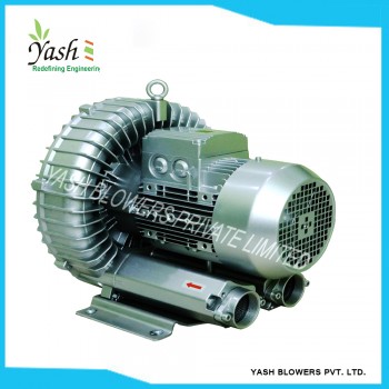 Yash Blowers Single Stage Ring Blower Power 0.18 KW (0.25 HP), Vacuum -120 Mbar, Pressure 120 Mbar,  Displacement 80 M3/hr, Model - YEBL-1-25