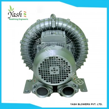 Yash Blowers Single Stage Ring Blower Power 0.18 KW (0.25 HP), Vacuum -120 Mbar, Pressure 120 Mbar,  Displacement 80 M3/hr, Model - YEBL-1-25