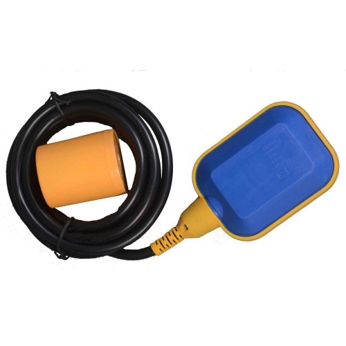 Cable Float Switch 250V, 5A Pressure Max 1 Bar, Temp : 70 Degree C, Cable Length : 5 Meter