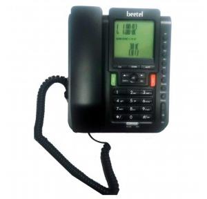 Beetel M71 CLI Corded Phone, Black