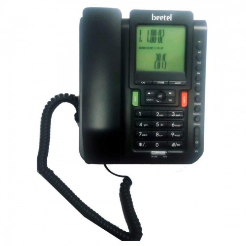 Beetel M71 CLI Corded Phone, Black
