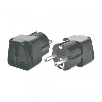 Maxcart 16A Universal Conversion Travel Plug Adapter Suitable For Germany, France, Europe (Black)