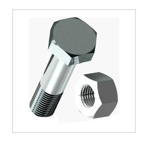 MS Nut Bolt, 12mmx3Inch