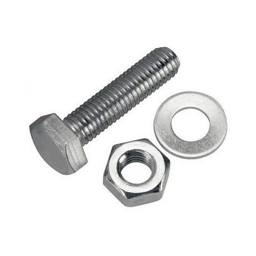 GI Nut Bolt With Washer 12mm x 4 Inch