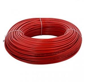 Polycab FR PVC Insulated Industrial Flexible Cable 4 Sqmm 1 Core Red 100 Mtr