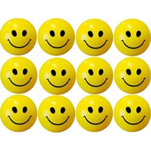 Smiley Ball, Pack of 12 Balls