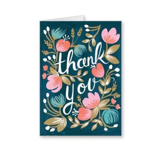 Thank You card, Size - 7x10 Inch