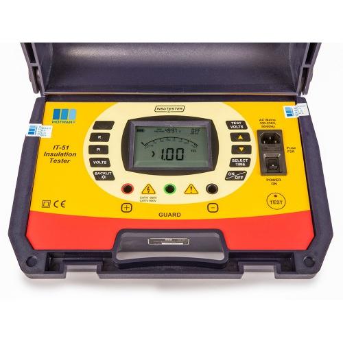 Motwane Megger Digital Insulation Tester, 1 T Ohm, IT-51, 5 kV